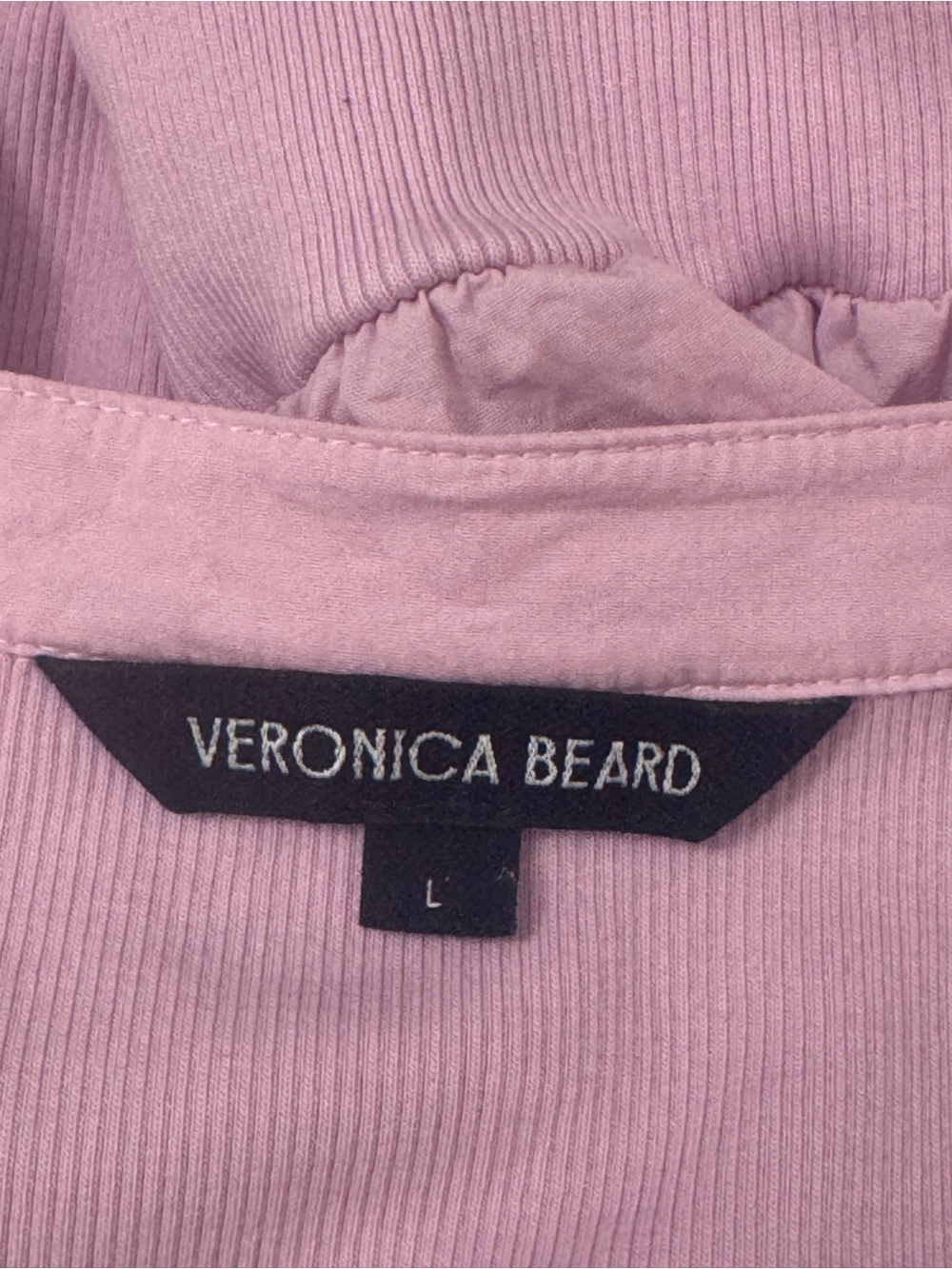 VERONICA BEARD Coralee Orchid Cotton Top - Picture 11 of 13